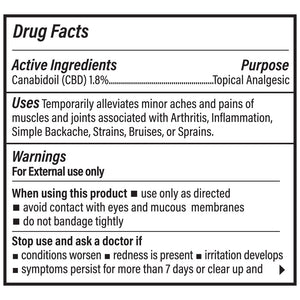 Fast Acting Unscented CBD Cream - 1000 mg - 2 oz